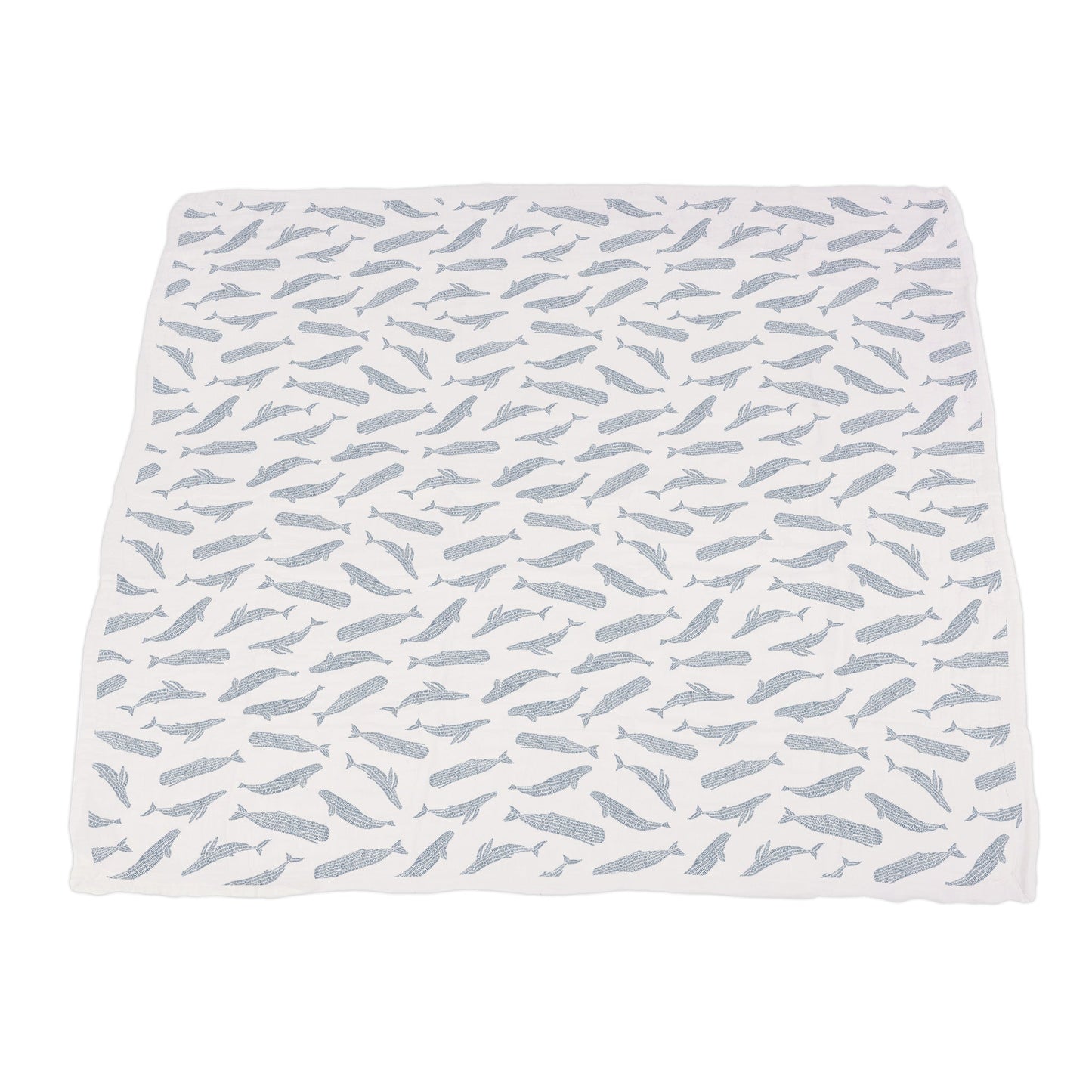 Blue Shadow Whales and Marina Sailboats Bamboo Newcastle Blanket