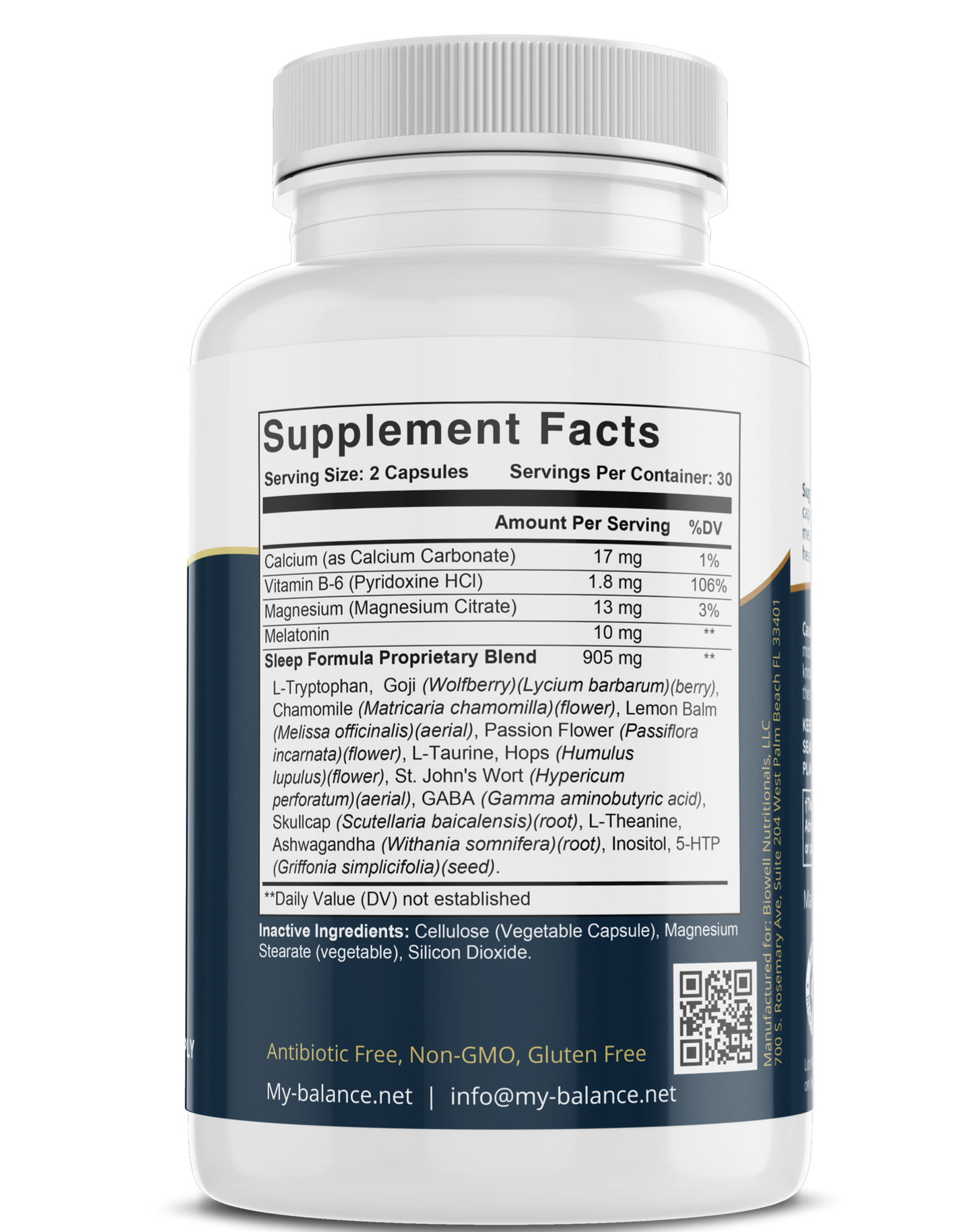 Sleep Aid, Relax the mind & body Supplement