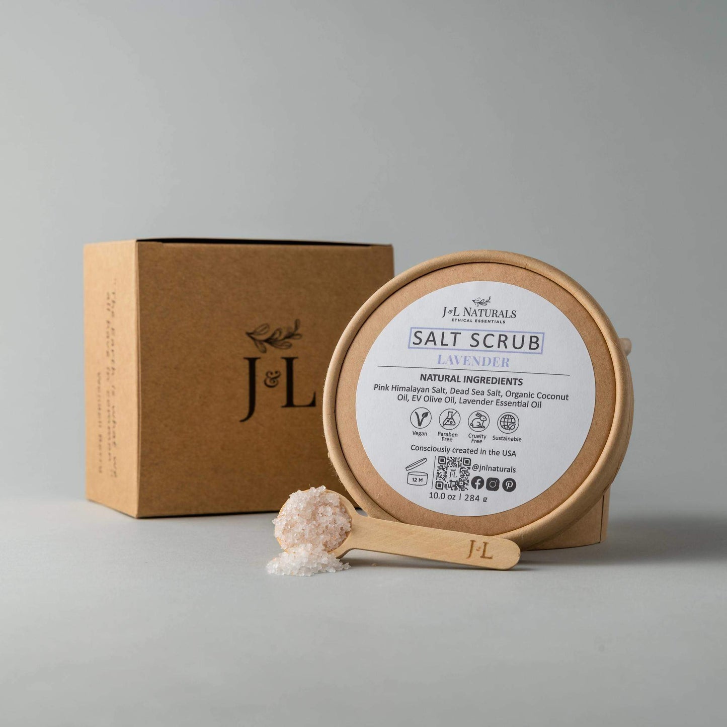 Natural and Sustainable Salt Scrub (Multiple Sizes)