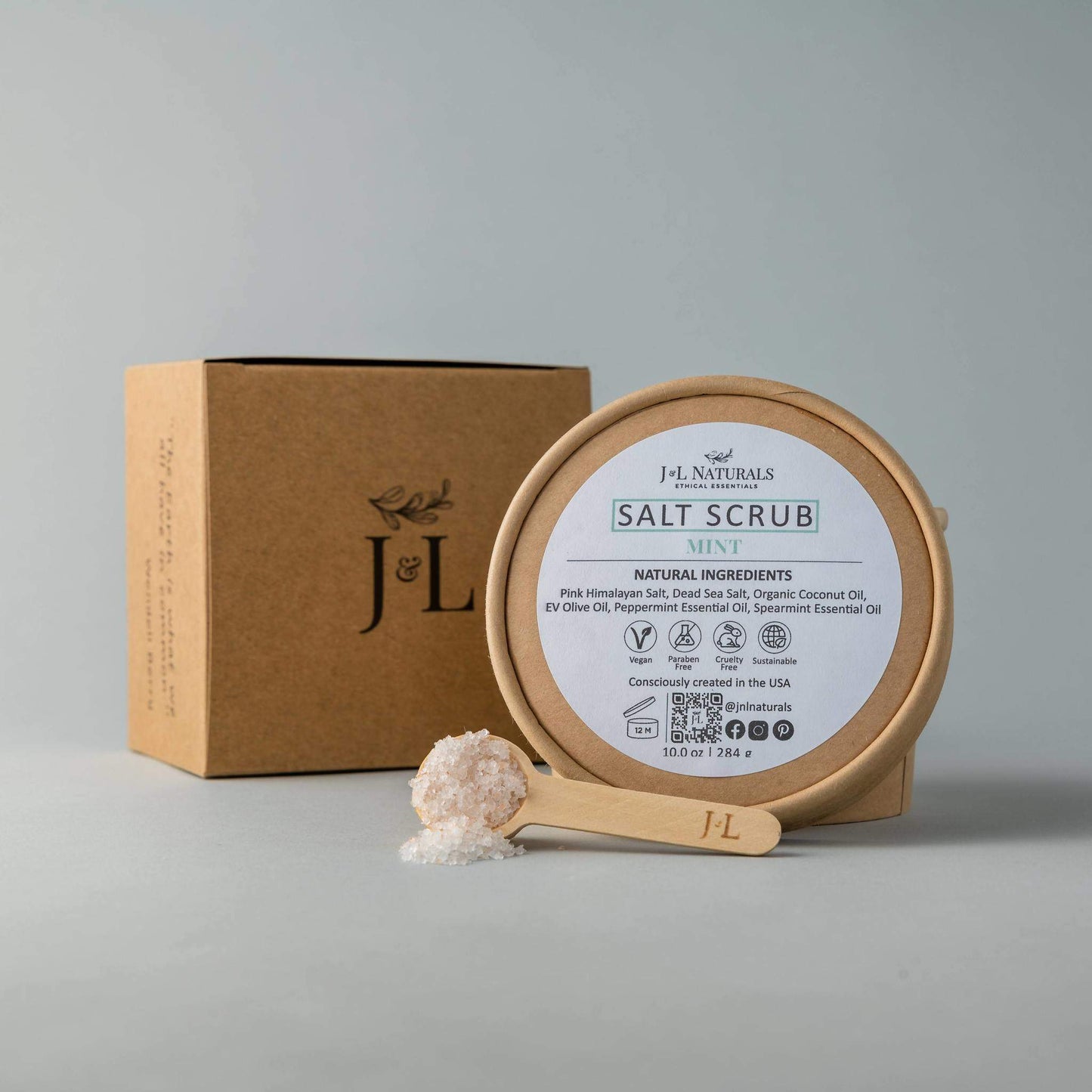 Natural and Sustainable Salt Scrub (Multiple Sizes)