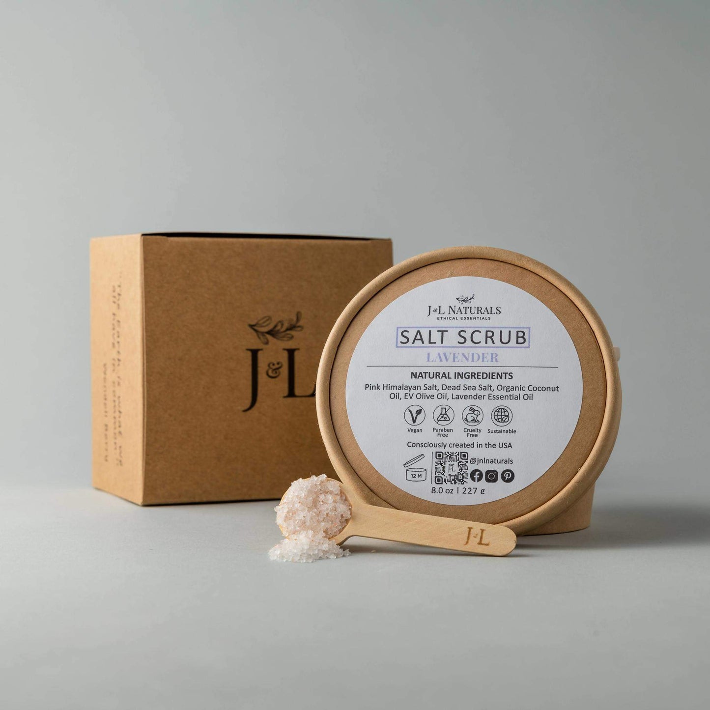 Natural and Sustainable Salt Scrub (Multiple Sizes)