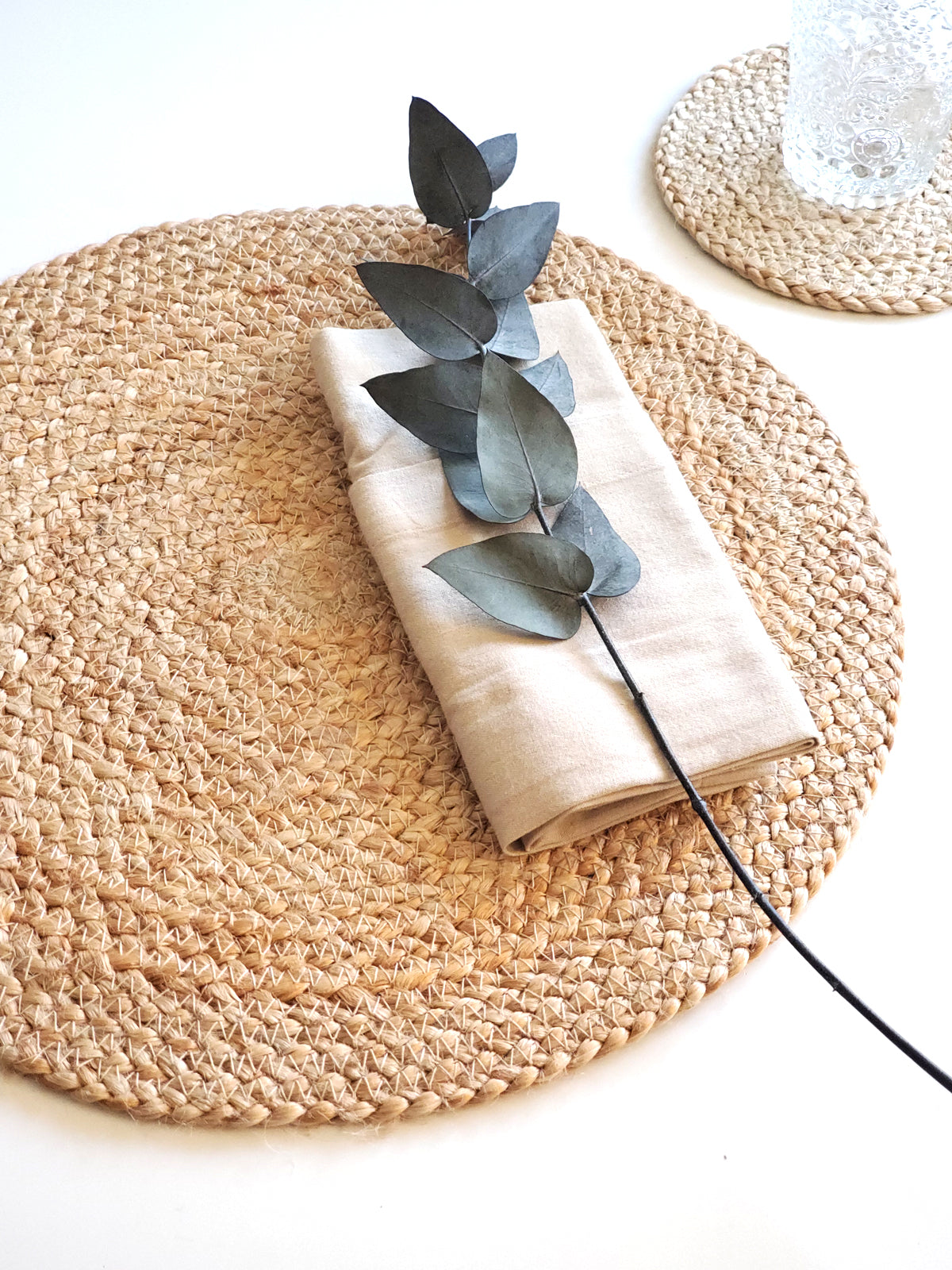 Kata Natural Placemat (Set of 4) - Handwoven from Jute