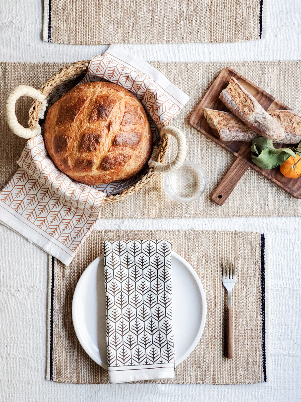 Aya Jute Cotton Table Runner