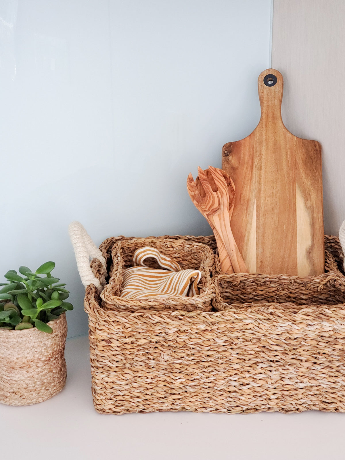 Savar Everything Basket - made with hand rope jute wool