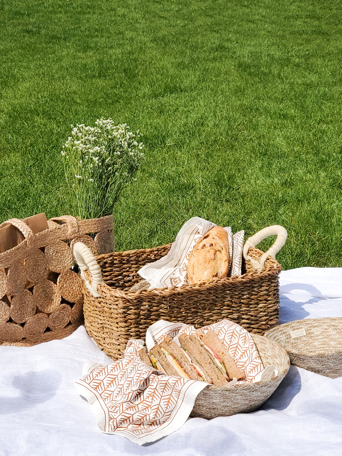 Savar Everything Basket - made with hand rope jute wool