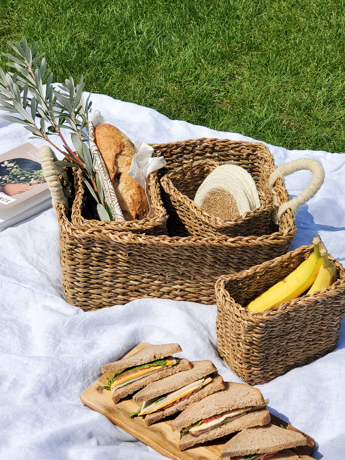 Savar Everything Basket - made with hand rope jute wool