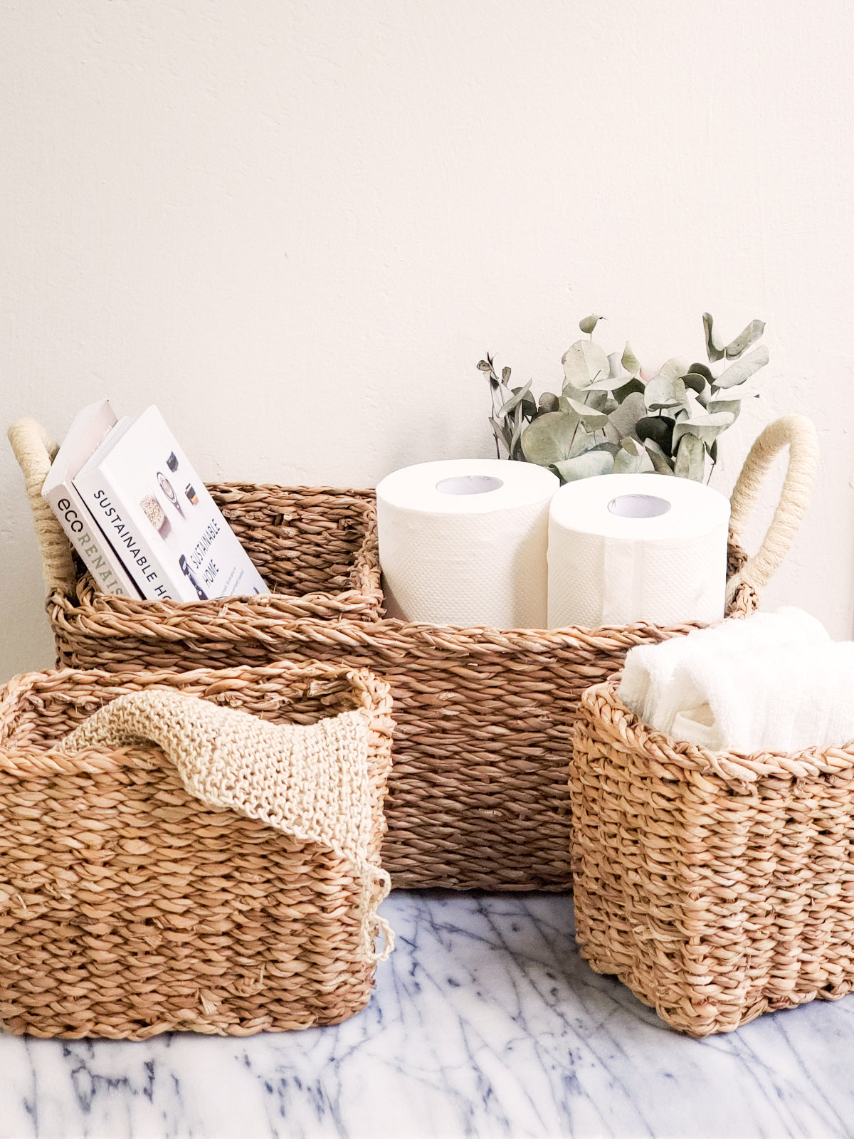 Savar Everything Basket - made with hand rope jute wool