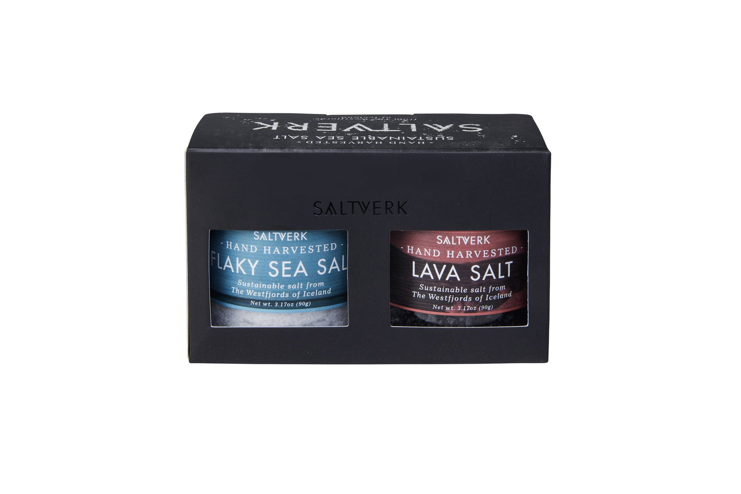 Gift box - Pure Flaky Icelandic Sea Salt & Lava Salt