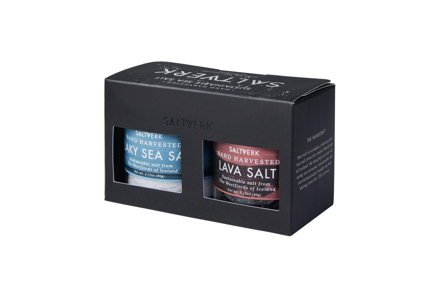 Gift box - Pure Flaky Icelandic Sea Salt & Lava Salt