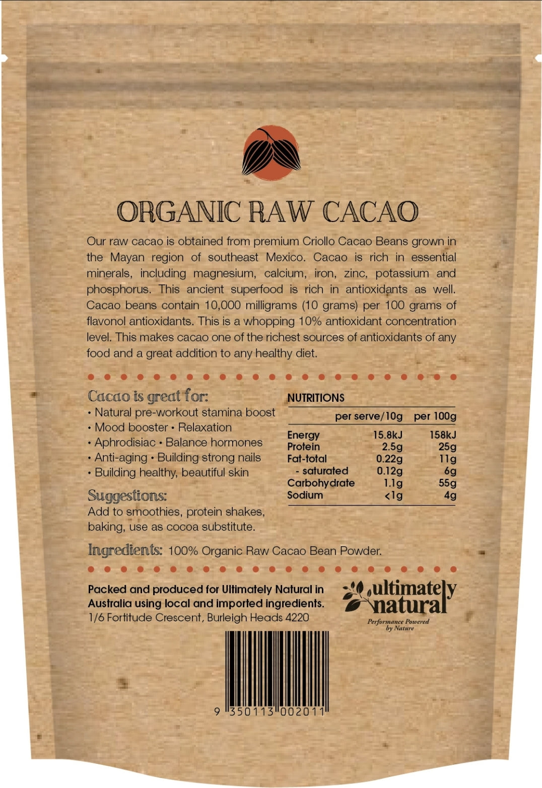 Organic Cacao | Raw Powder