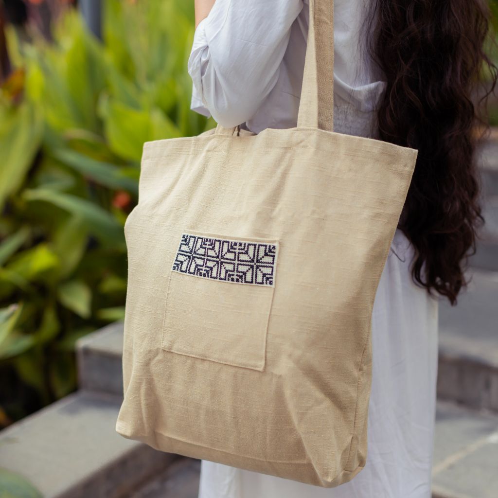 Sabah Market Tote - Cream