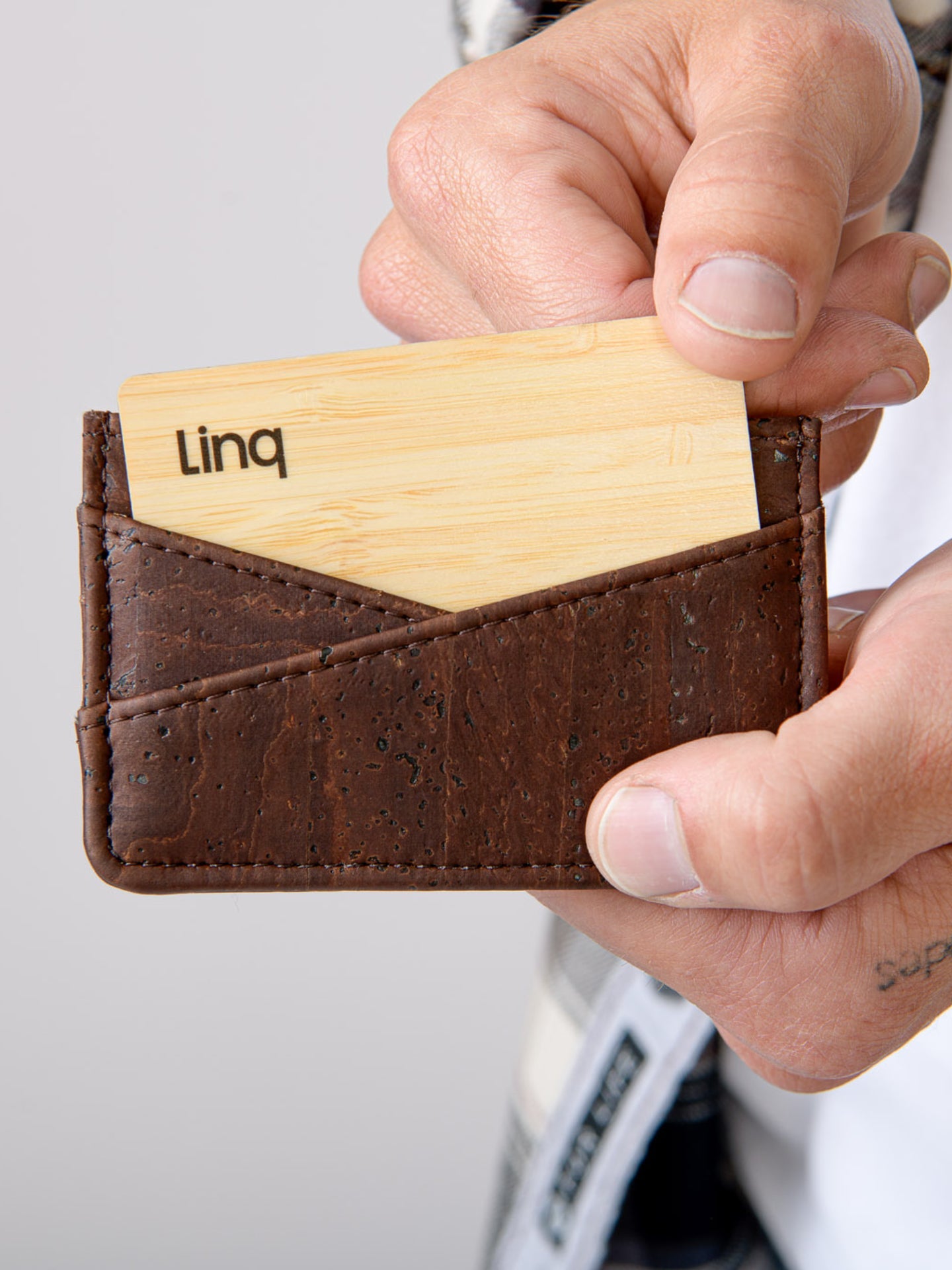 Natural Cork Cardholder, Handmade with Care and Ethics