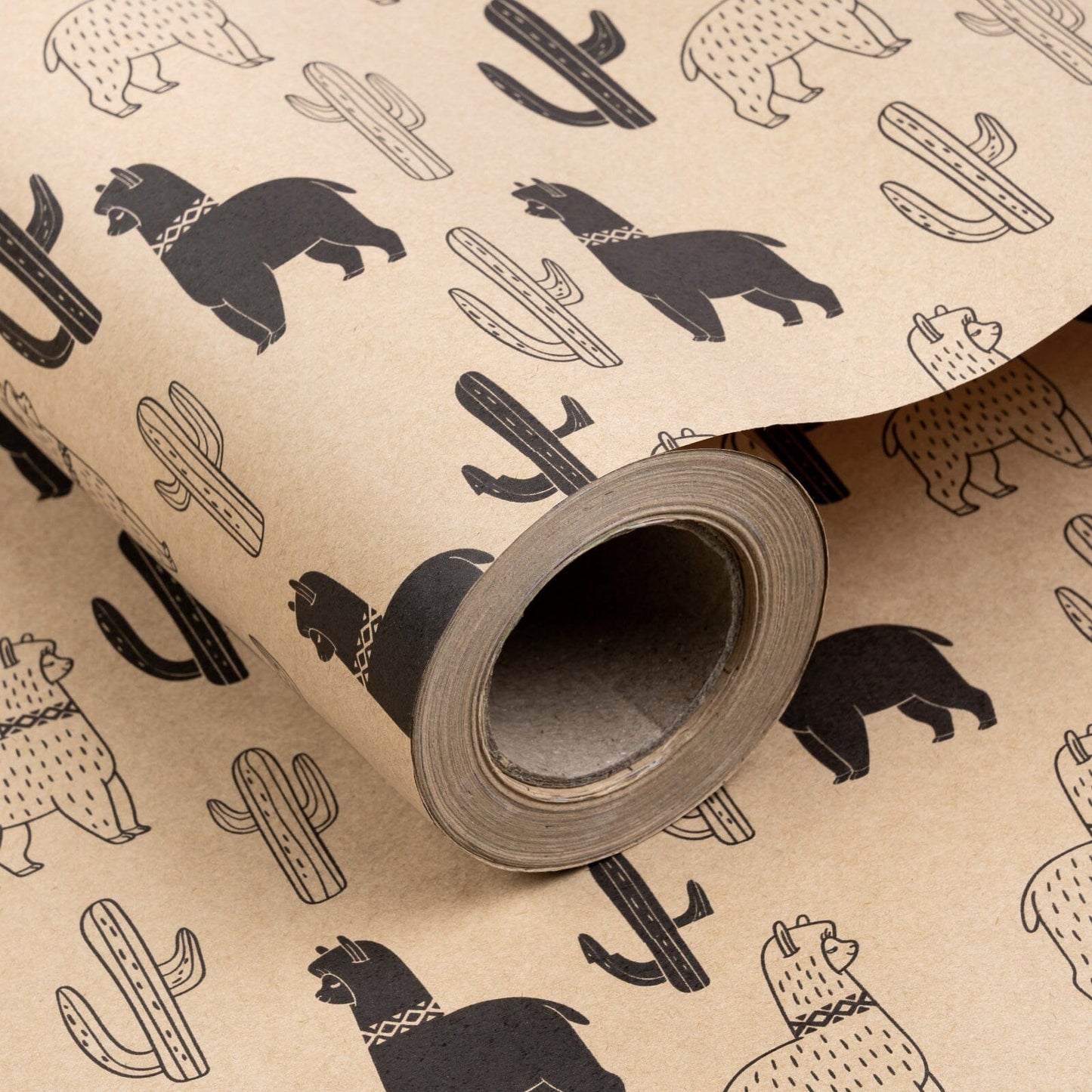 Alpaca Kraft Gift Wrapping Paper