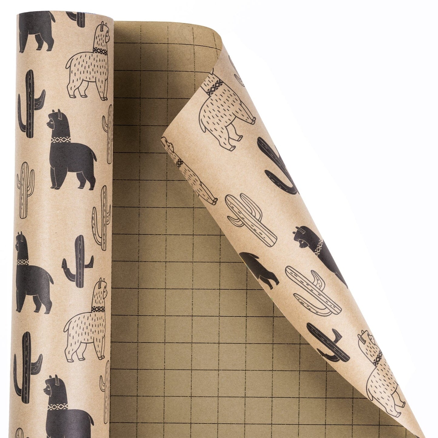 Alpaca Kraft Gift Wrapping Paper