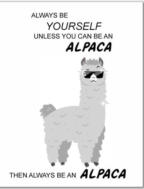 Alpaca Grams Alpaca Greeting Cards - Alpaca Stationery