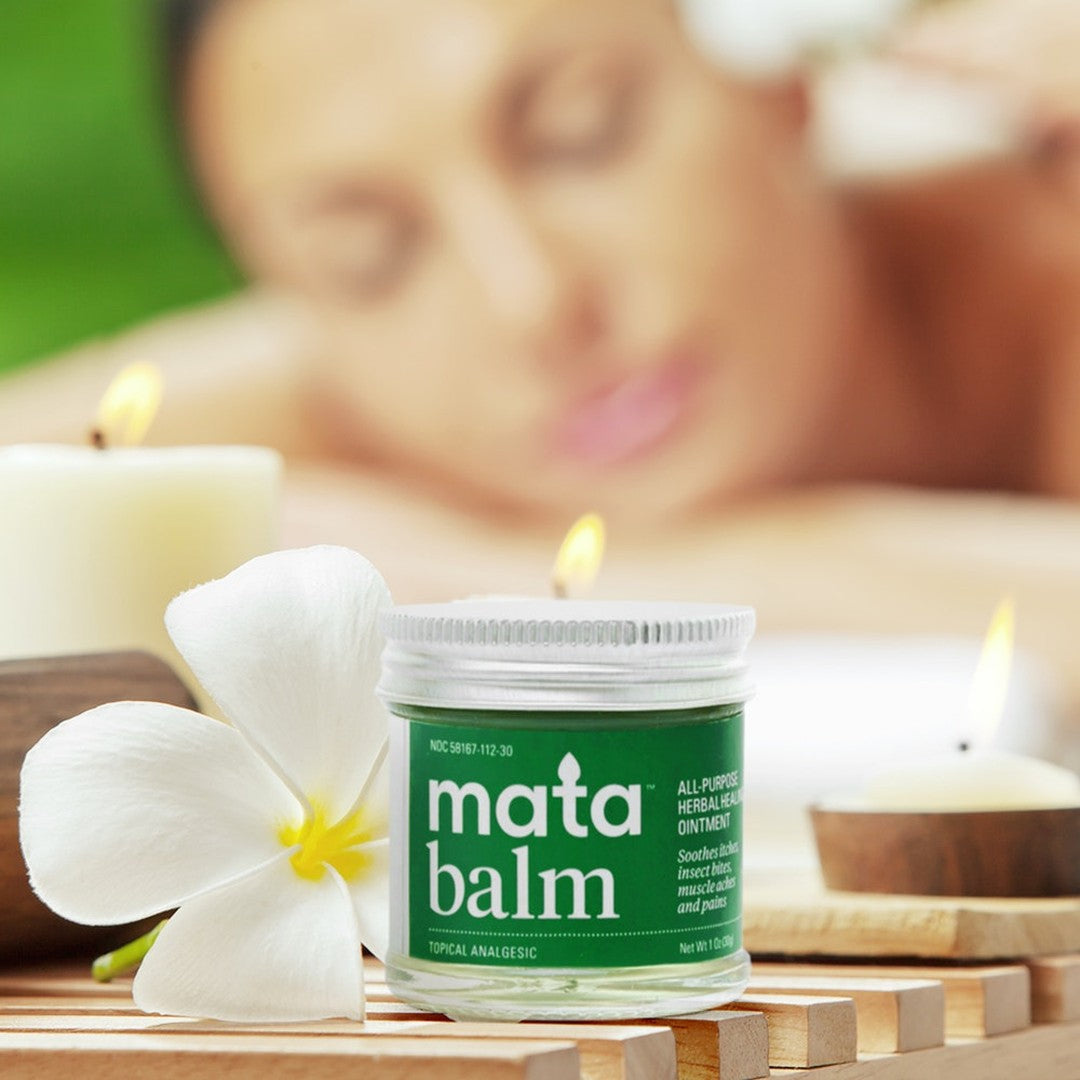 Mata Massage and Skin Healing Balm, Herbal Muscle Rub