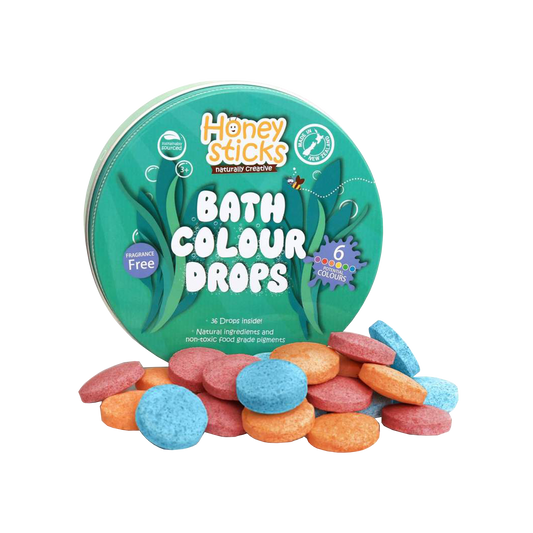 Honeysticks Bath Drops - Natural Bathroom Water Coloring