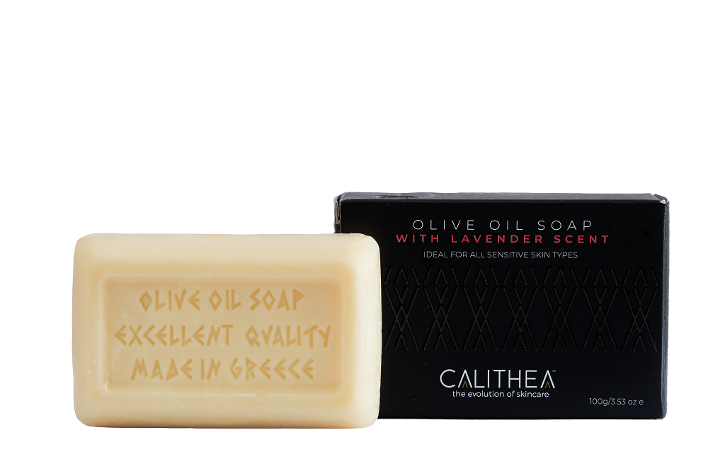 100% NATURAL CALITHEA OLIVE OIL SOAP WITH LAVENDER