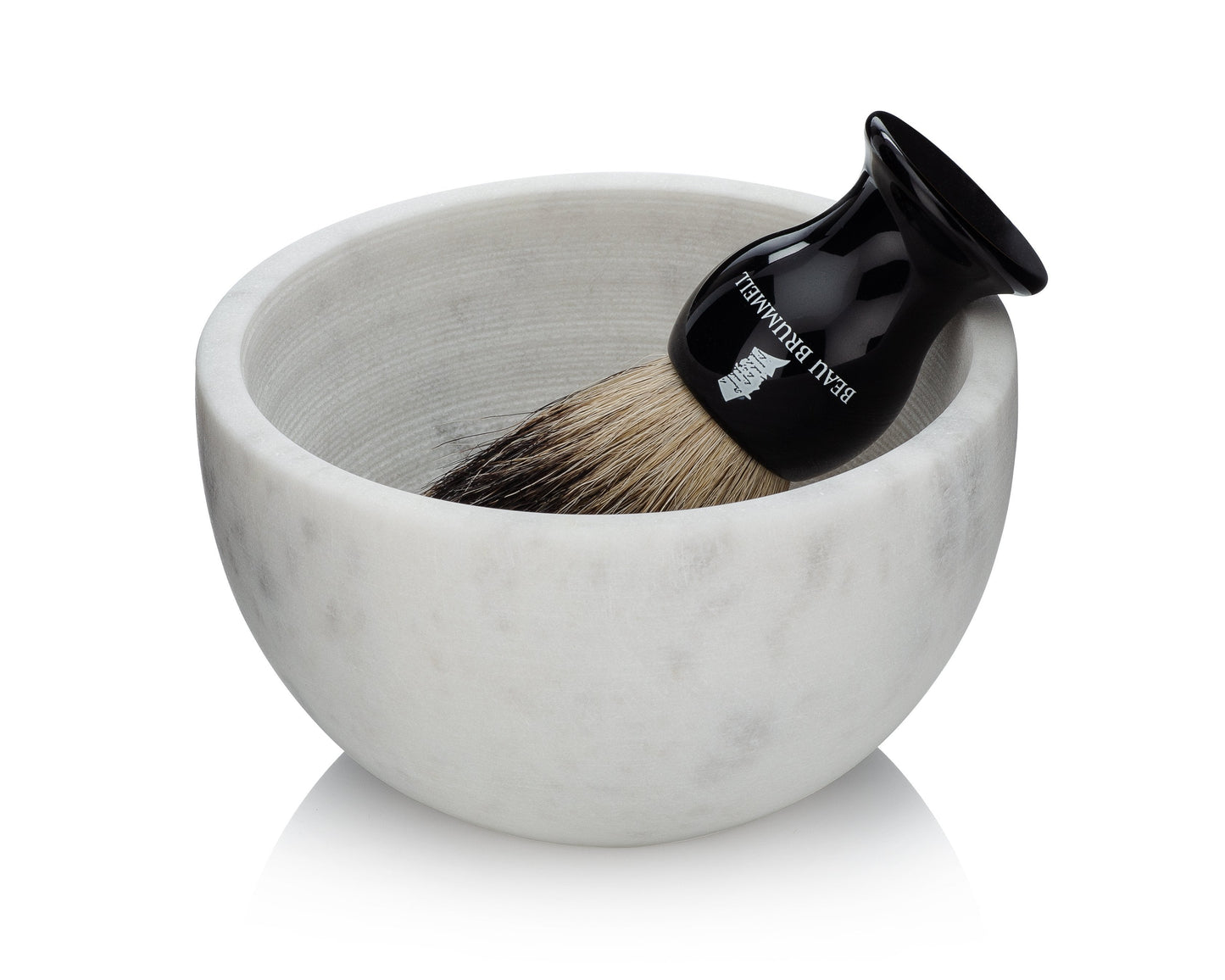 Marble Shaving Bowl (Black & White)