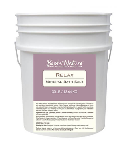 Relax Mineral Bath Salt - Bulk Size