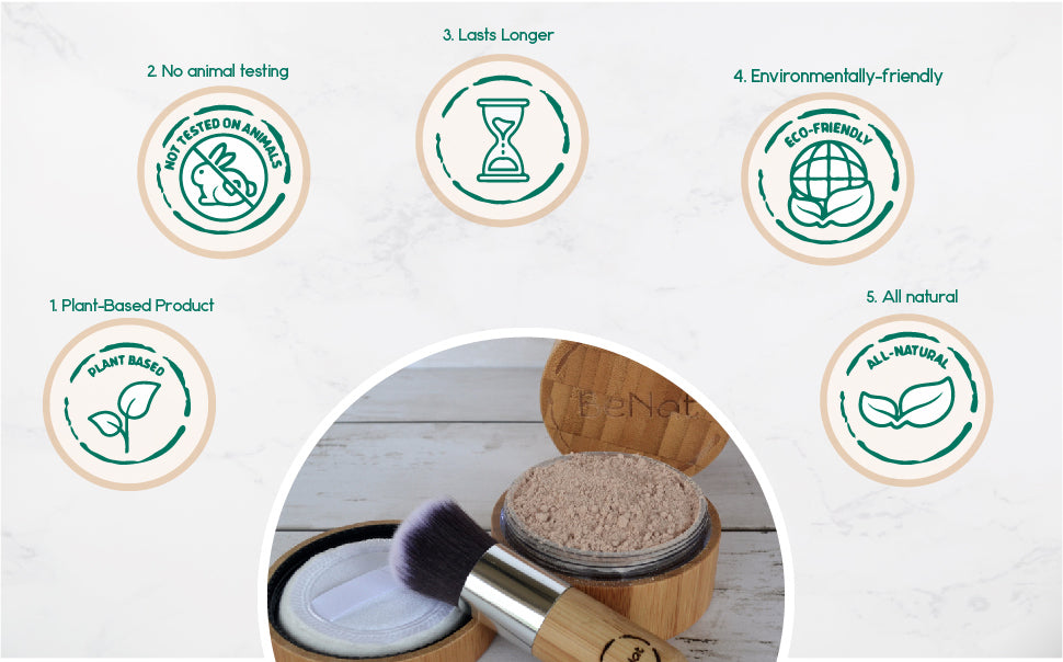 All Natural and Cruelty Free Translucent Loose Powder