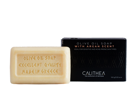 100% NATURAL CALITHEA OLIVE OIL SOAP WITH ARGAN