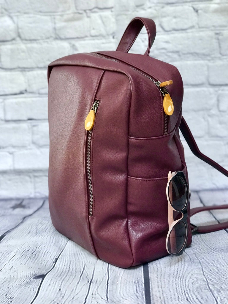 Lenox Vegan Leather Backpack