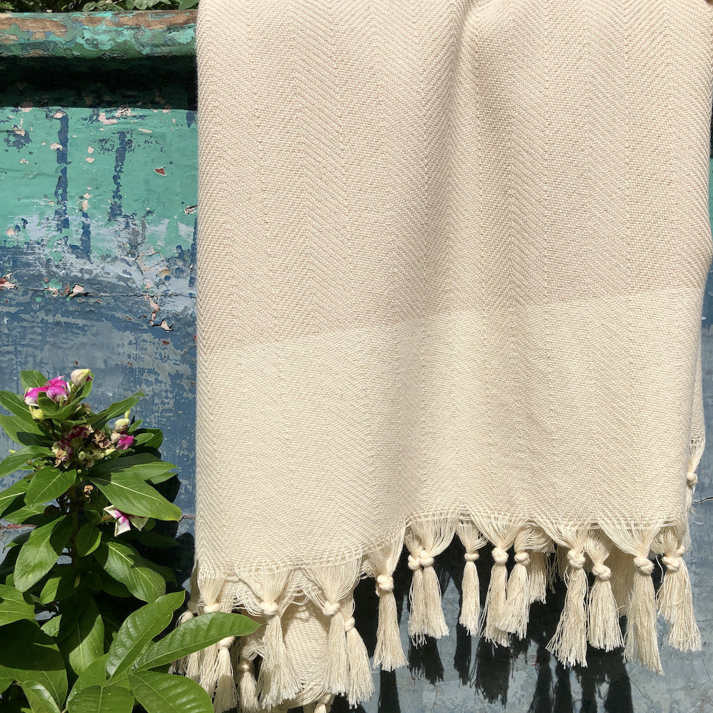 Herringbone Turkish Towel - 100% Turkish cotton - Bath or Beach