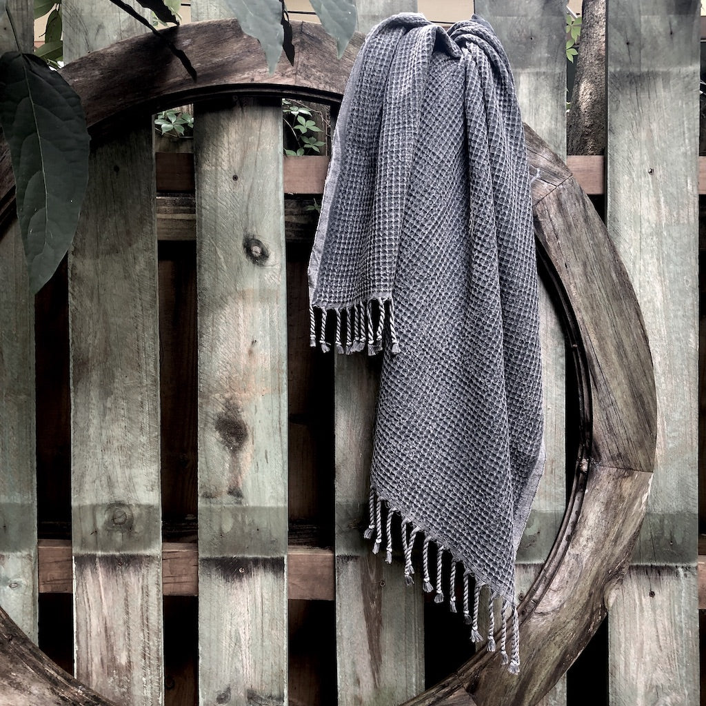 Waffle Weave Turkish Towel - 100% Turkish cotton