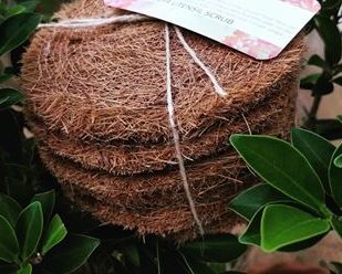 Coconut Coir Utensil and  Dish Washing Pads/Scrubs (6 pack/12 pack) - sustainable eco friendly