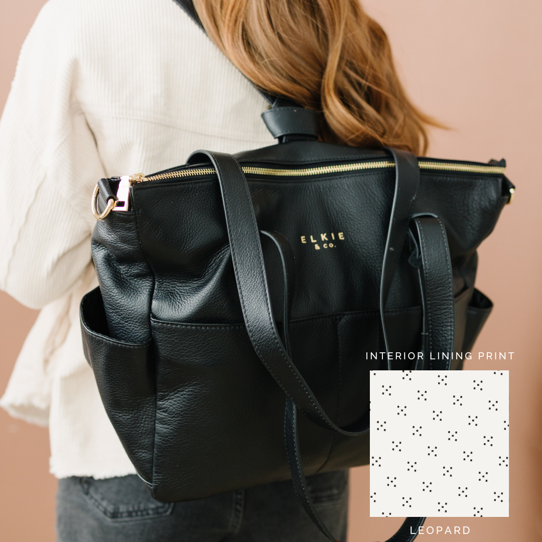 Vegan Leather Diaper Bag and Purse - The Aberdeen