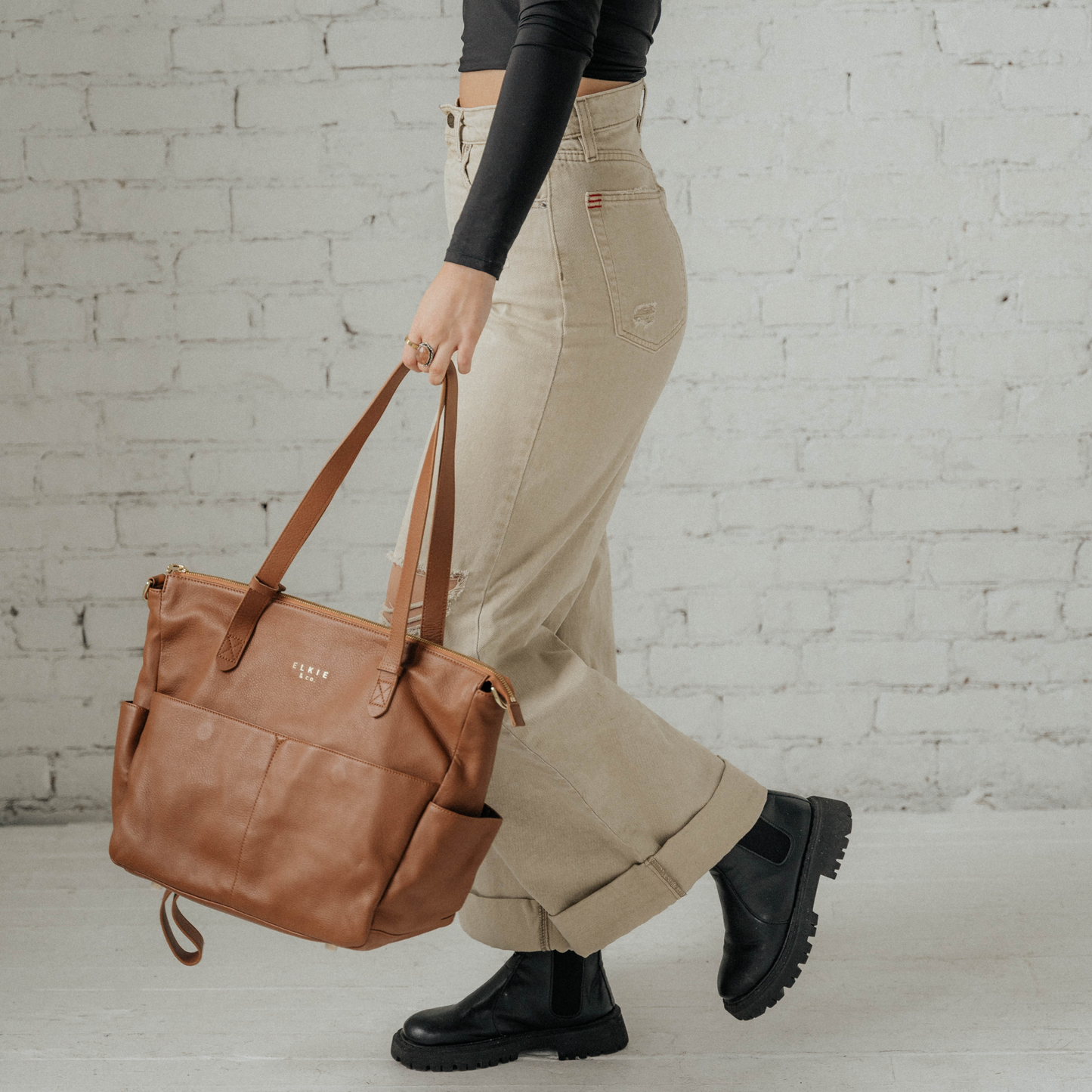 Vegan Leather Diaper Bag and Purse - The Aberdeen