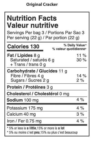 Organic Original Sweet Potato Crackers, Case of 6 x 66g-Pack