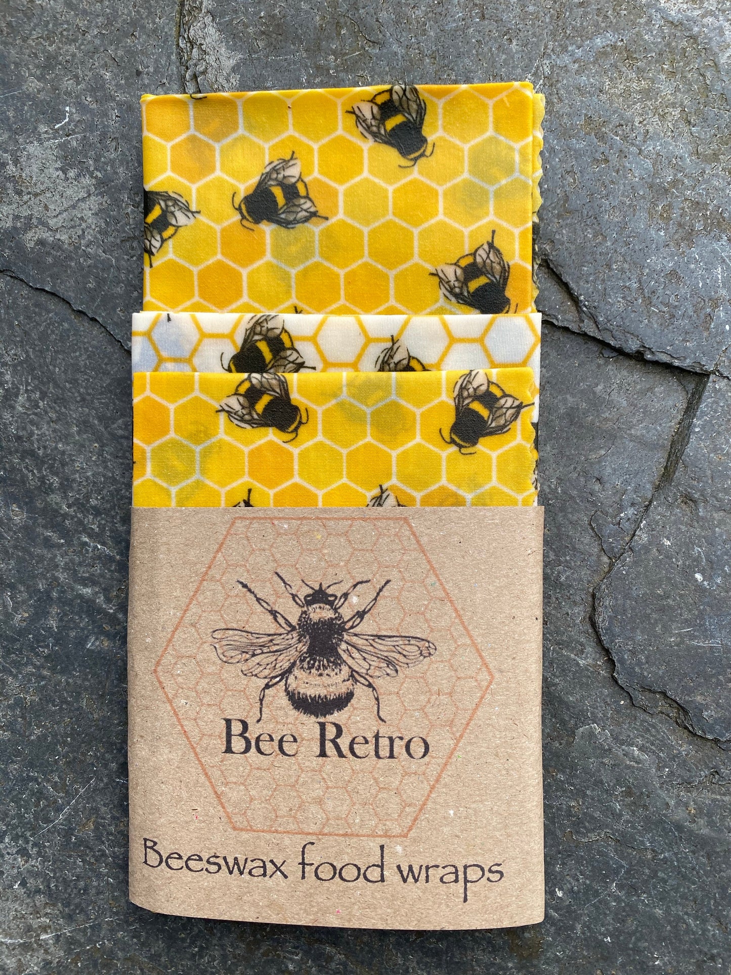 Yellow Bee Eco Friendly Beeswax Food Wraps