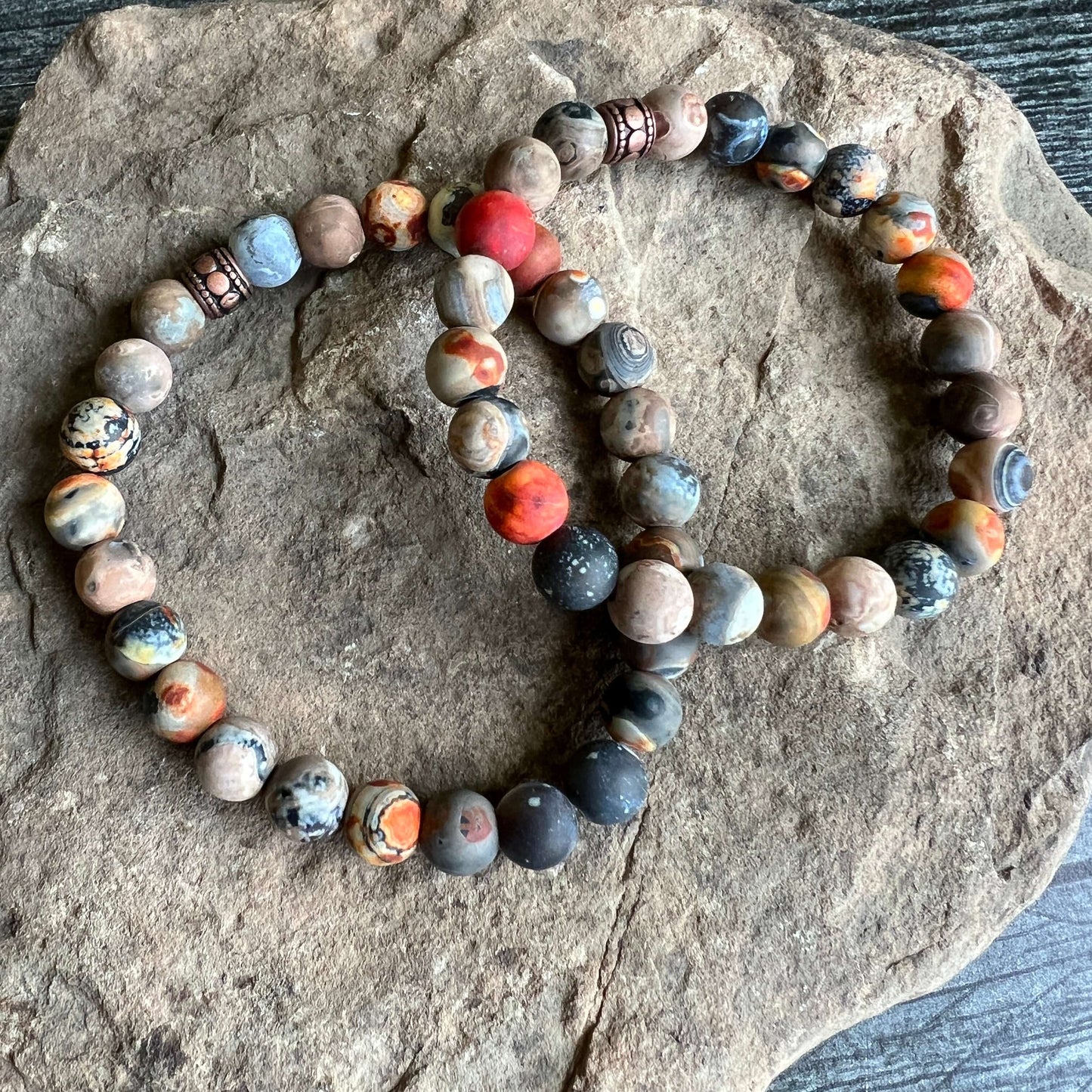 Ancient Cellar Agate Bracelets