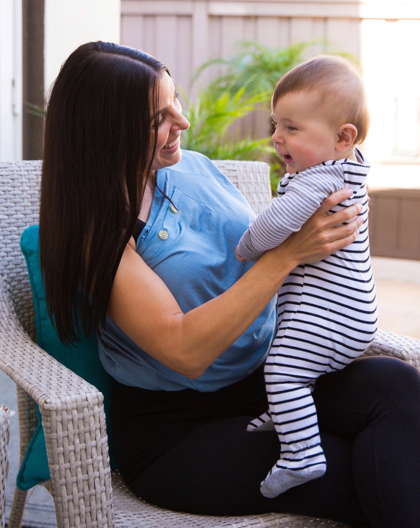 Snuggle Shield® LUXE Protection™ Multi-Use Air Filtering Infant Cover Blue