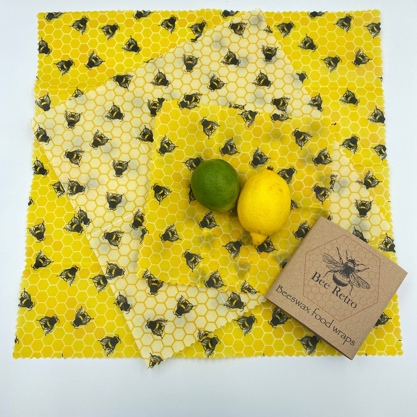 Yellow Bee Eco Friendly Beeswax Food Wraps