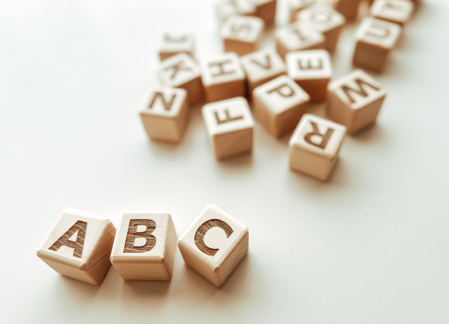 Wooden Alphabet Blocks, Wooden Toys for Baby and Toddler