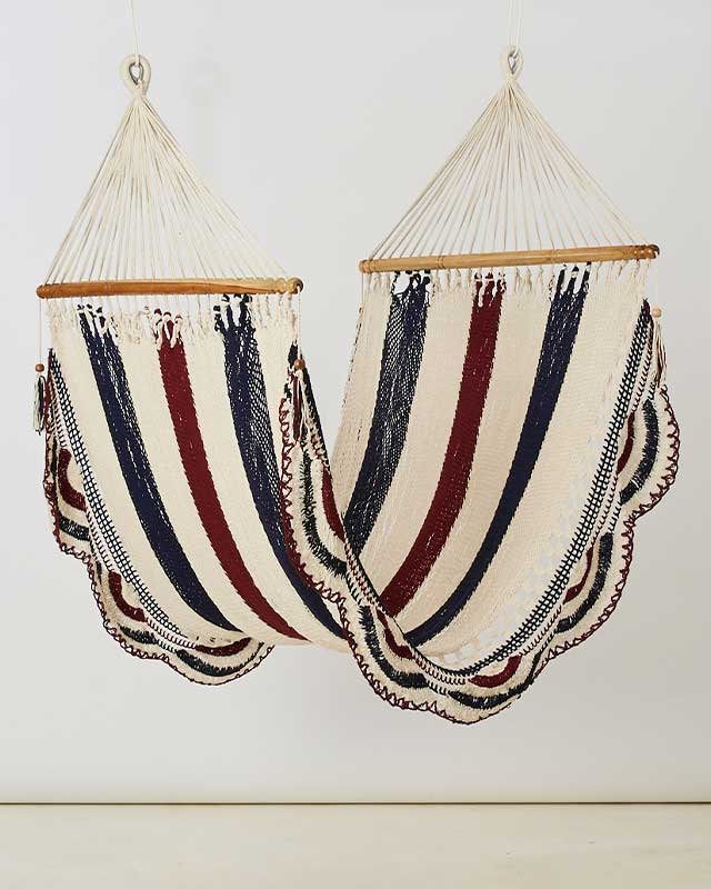 Handmade Nica Hammock - 100% cotton and wood