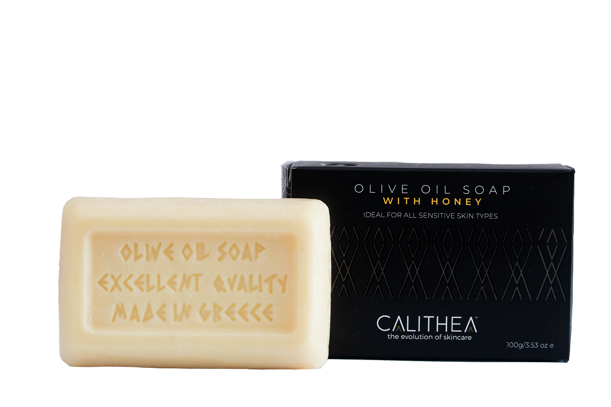 100% NATURAL CALITHEA OLIVE OIL SOAP WITH HONEY