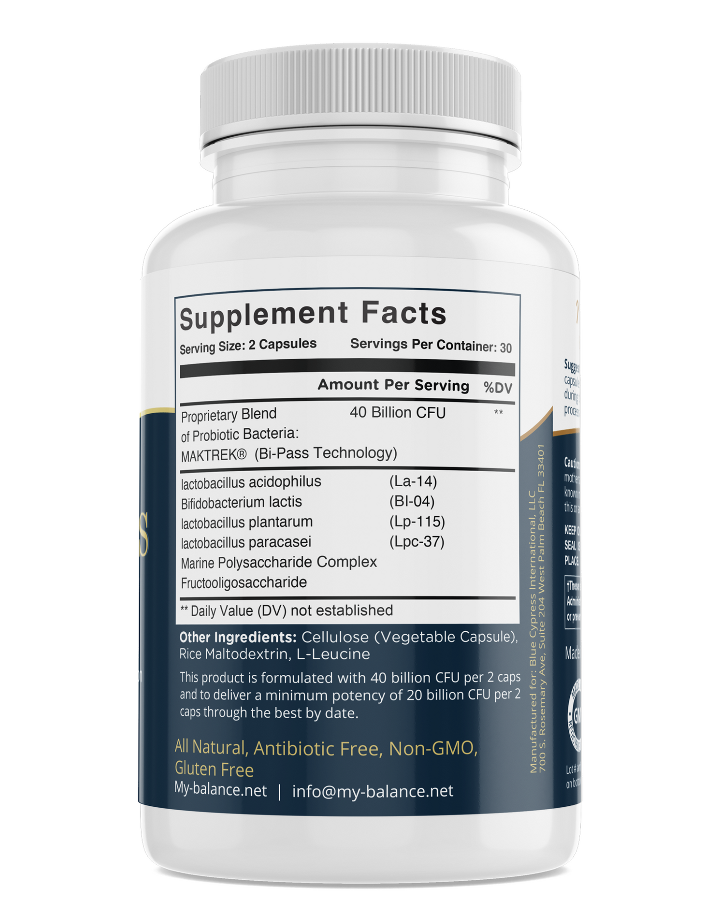 Probiotics 40 Billion Supplement