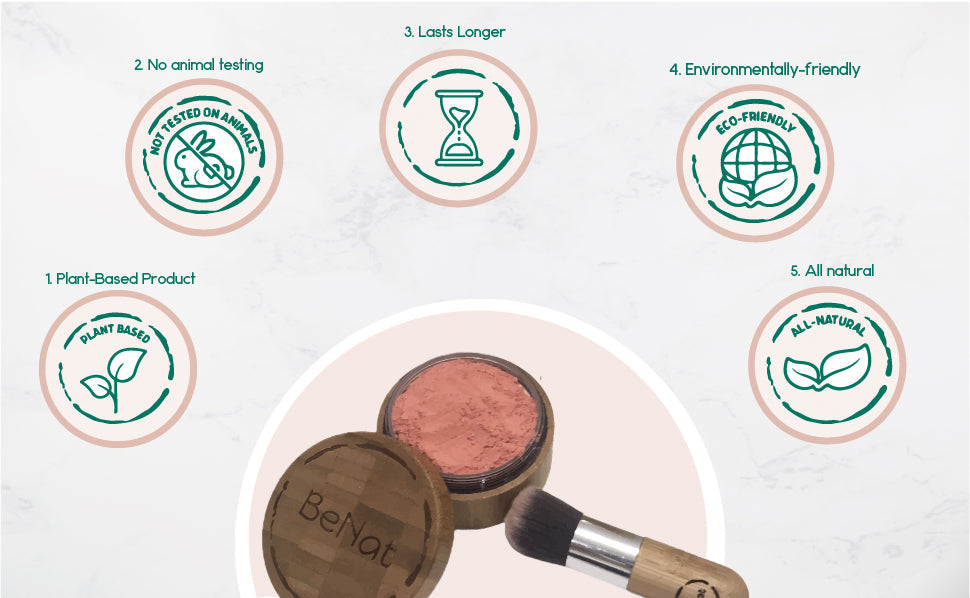 All Natural and Cruelty Free Blush Loose Powder