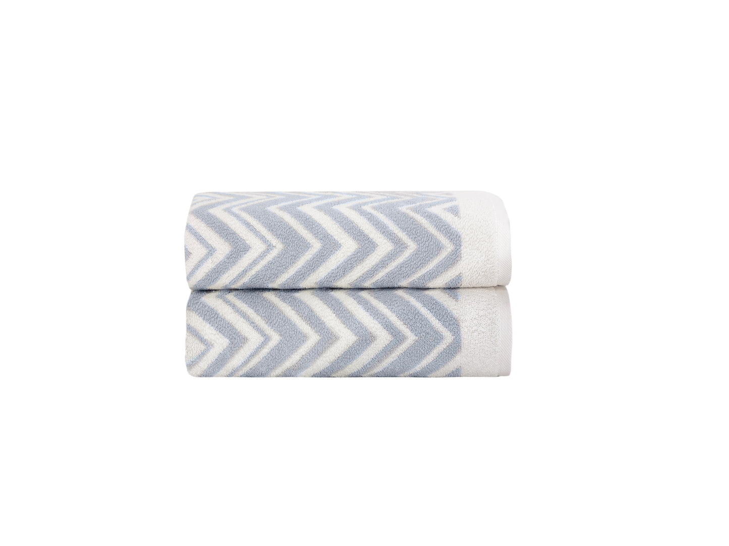 100% Cotton Santorini Collection 2 Bath Towels Set