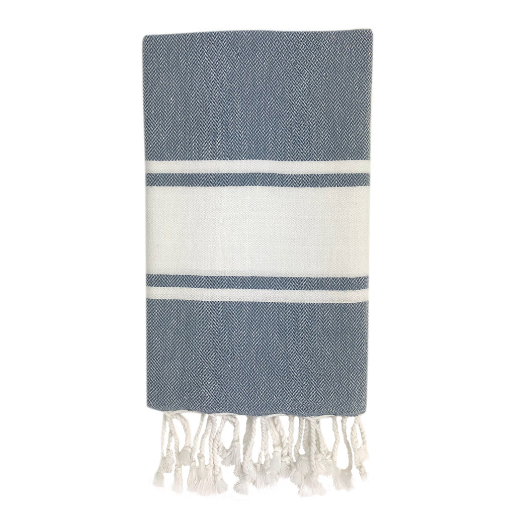 Essential Stripe Turkish Hand Towel - 100% Turkish cotton