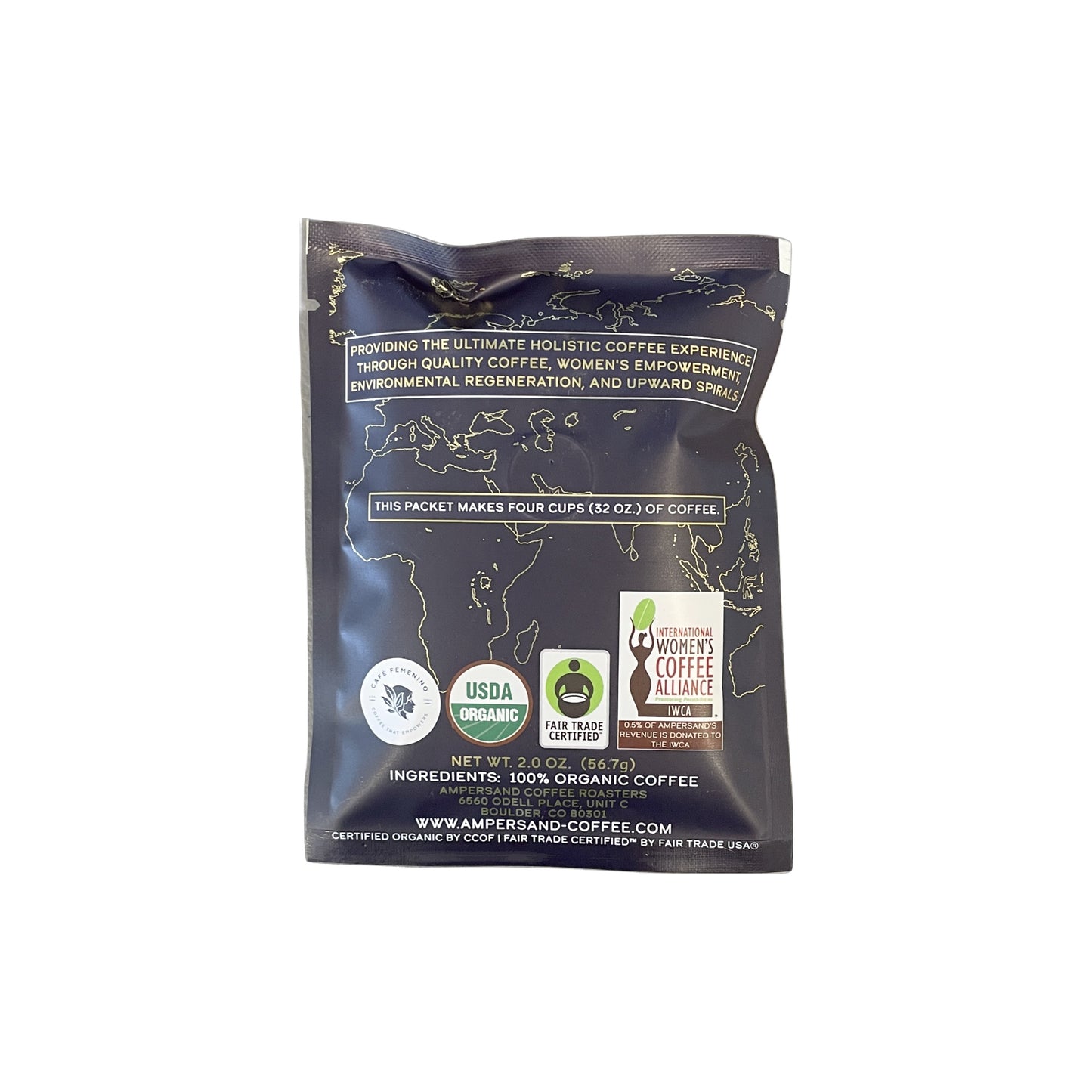 Fair Trade Organic Premium Peru Coffee 2.0 oz. Packets