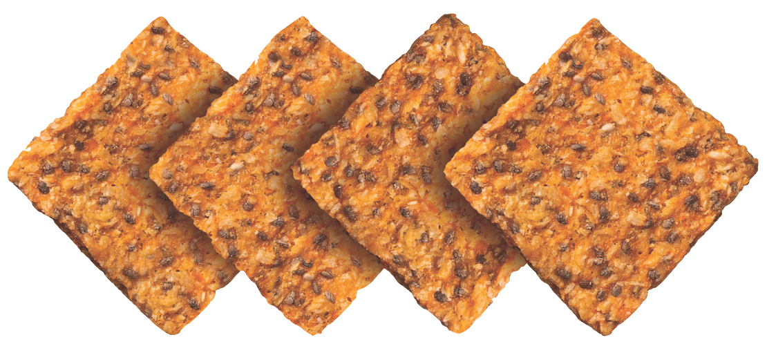 Organic BBQ Sweet Potato Crackers, Case of 6 x 66g -Pack