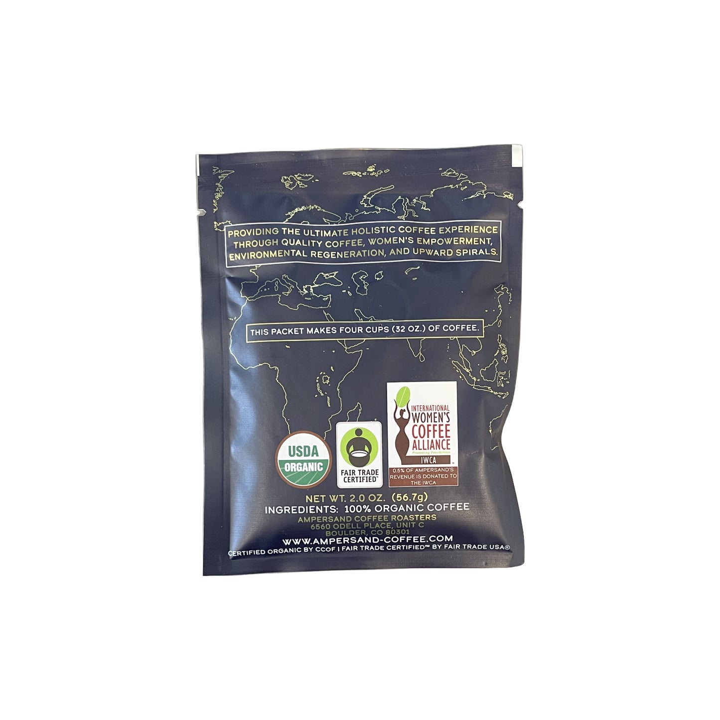 Fair Trade Organic Premium Ethiopia Coffee 2.0 oz. Packets